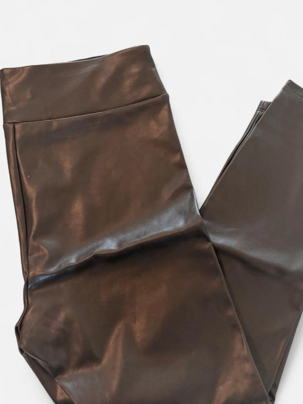 Abercrombie & Fitch Black Faux Leather Leggings